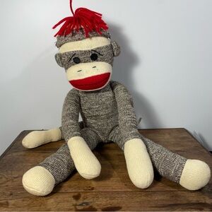 Sock Monkey stuffed animal Schylling Rowley